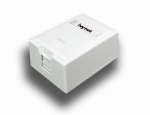 Зовнішній бокс 1-портовий RJ45 зі шторкою, без модуля